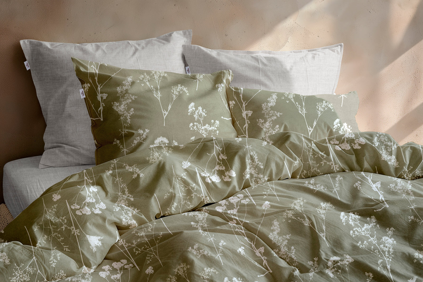 Zohome - Housse De Couette - Yarrow - Green