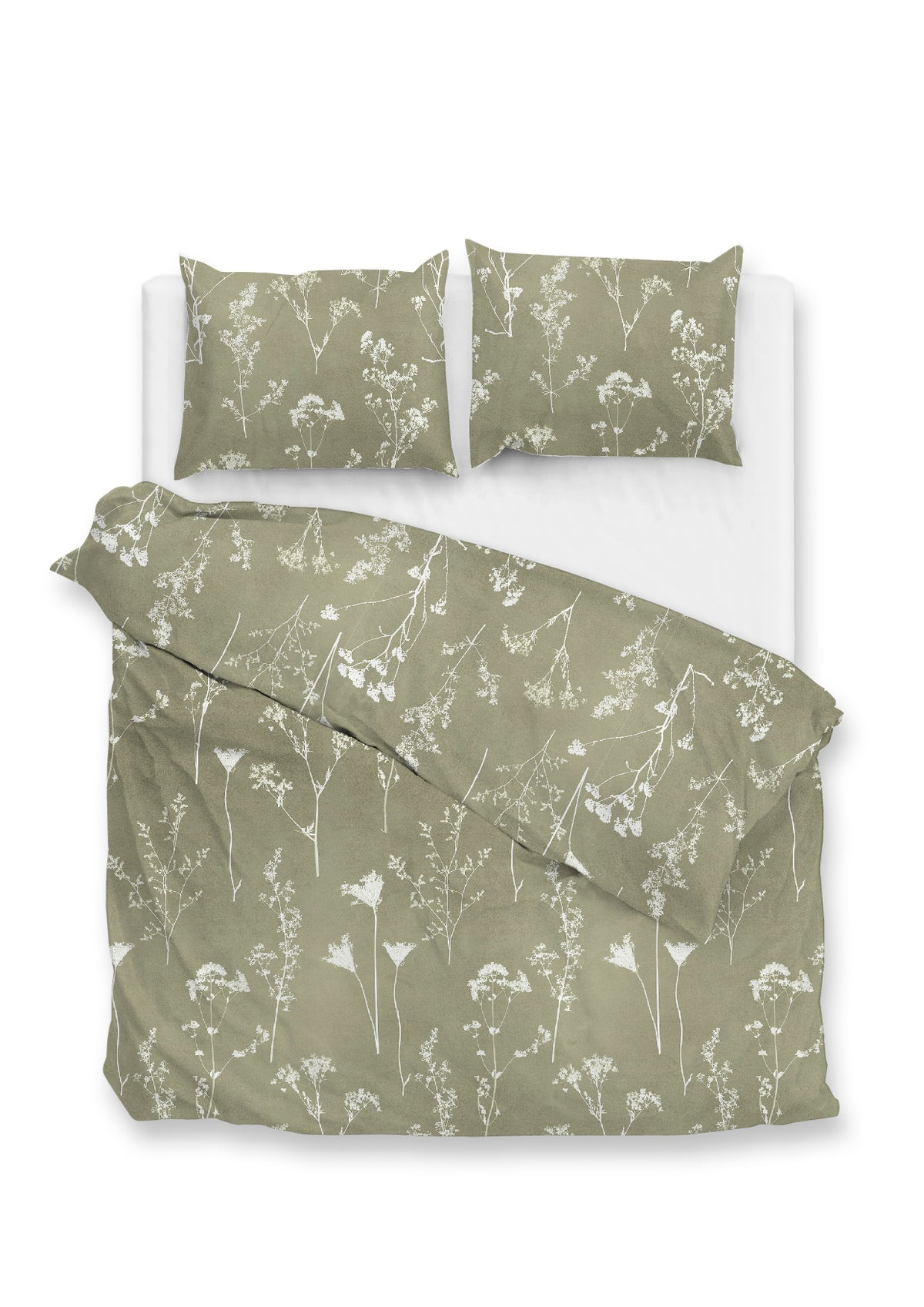 Zohome - Housse De Couette - Yarrow - Green