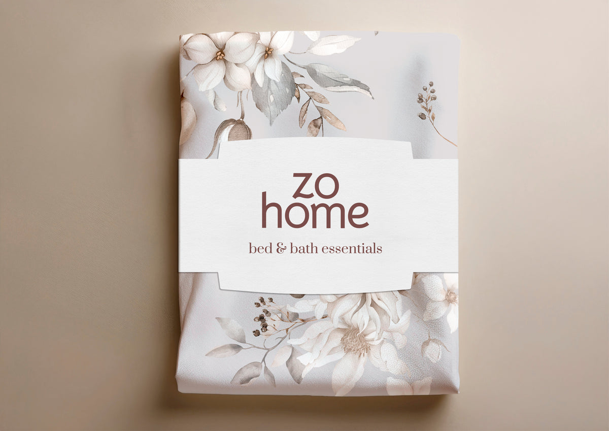 Zohome - Housse De Couette - Elara - Grey