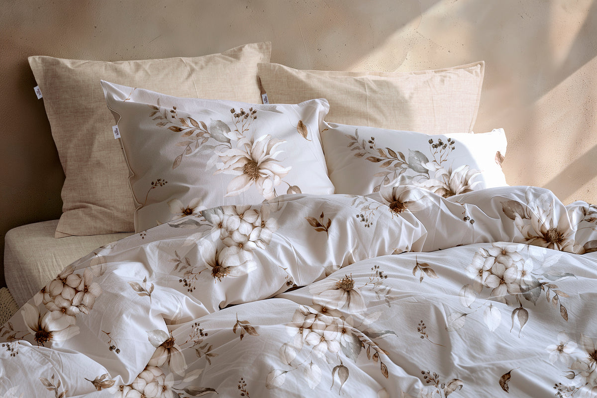 Zohome - Housse De Couette - Elara - Grey