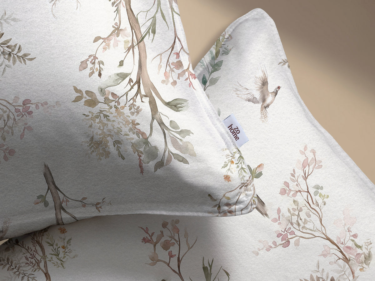 Zohome - Housse De Couette - Hazel - Off-White