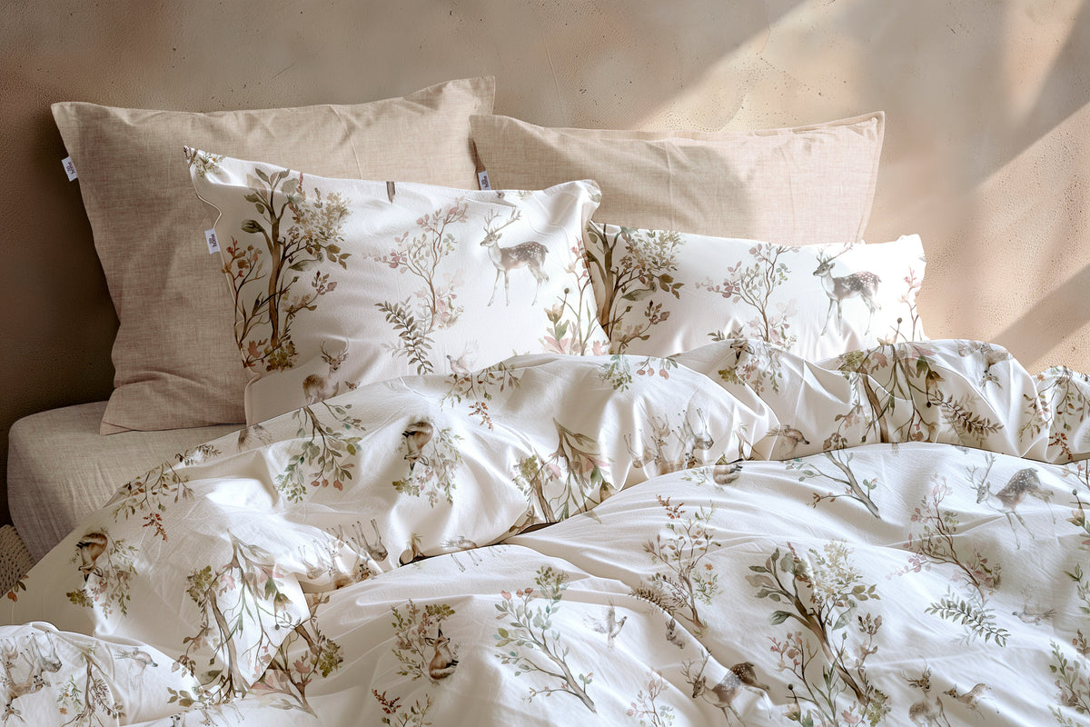 Zohome - Housse De Couette - Hazel - Off-White