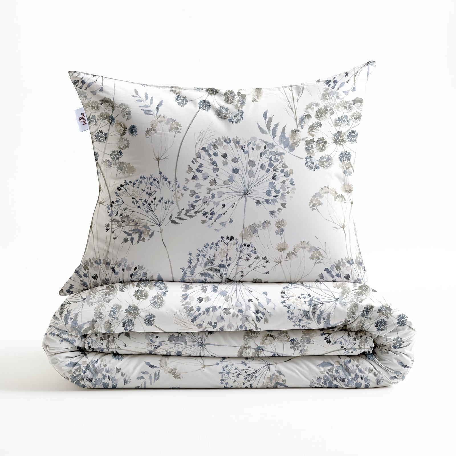 Zohome - Housse De Couette - Eira - White