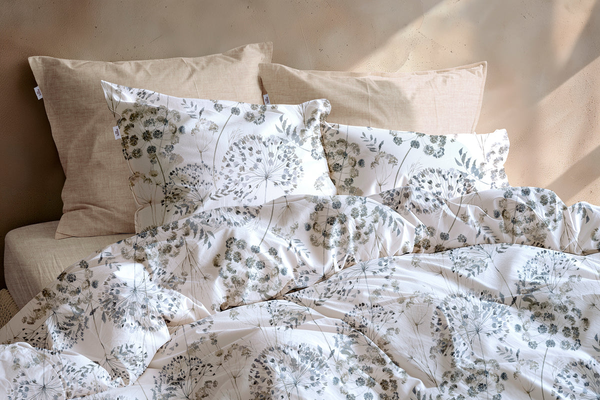 Zohome - Housse De Couette - Eira - White