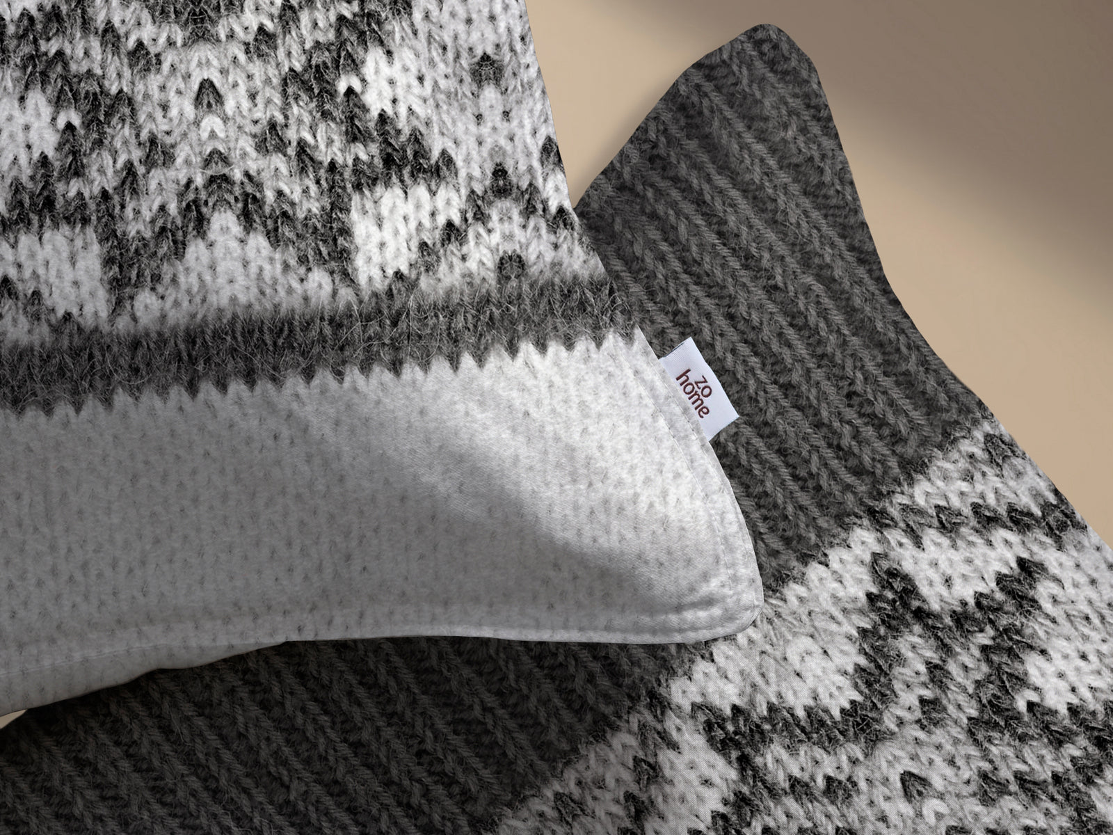 Zohome - Housse De Couette - Anika - Grey