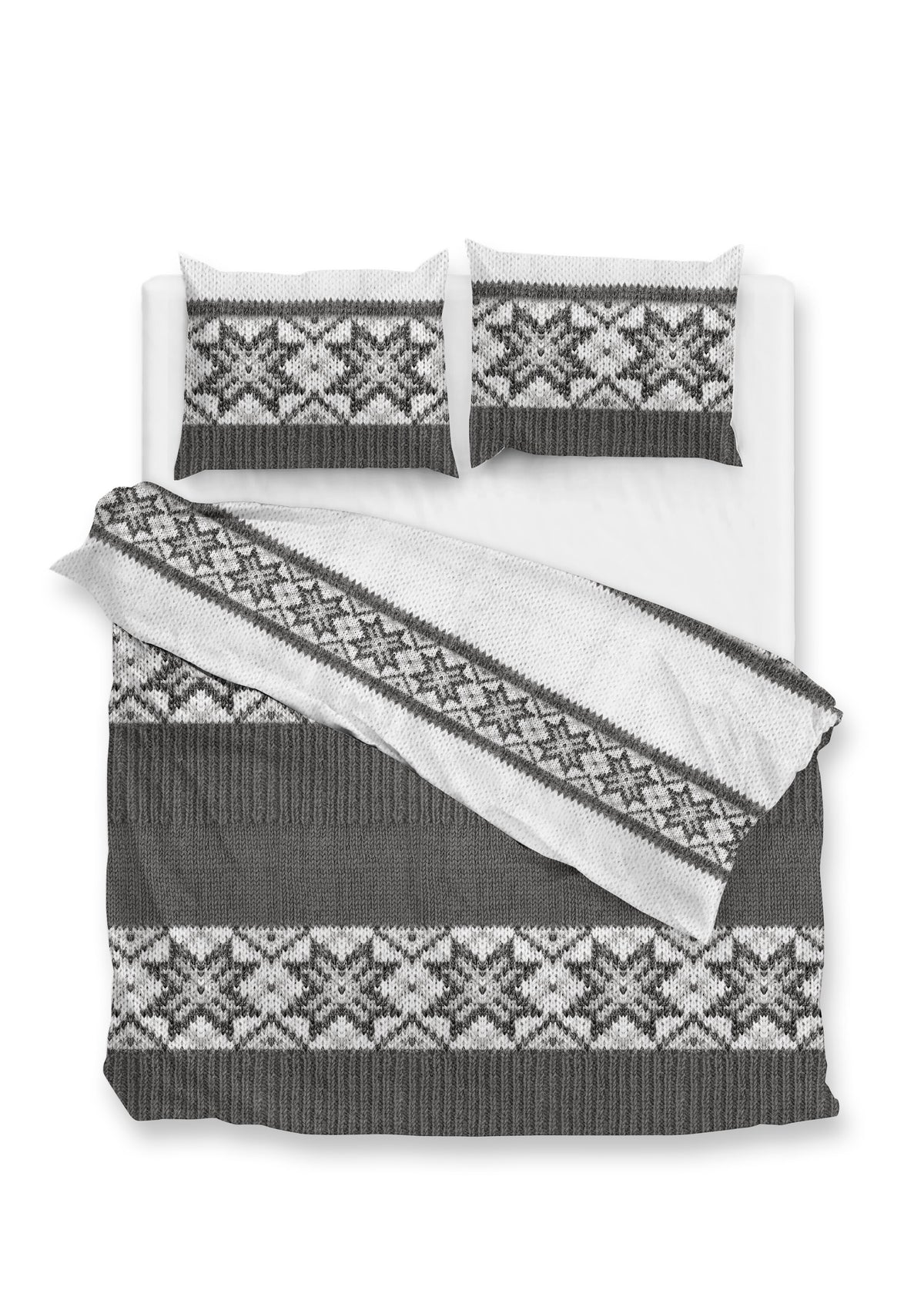 Zohome - Housse De Couette - Anika - Grey