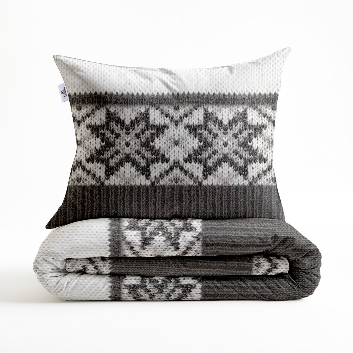 Zohome - Housse De Couette - Anika - Grey