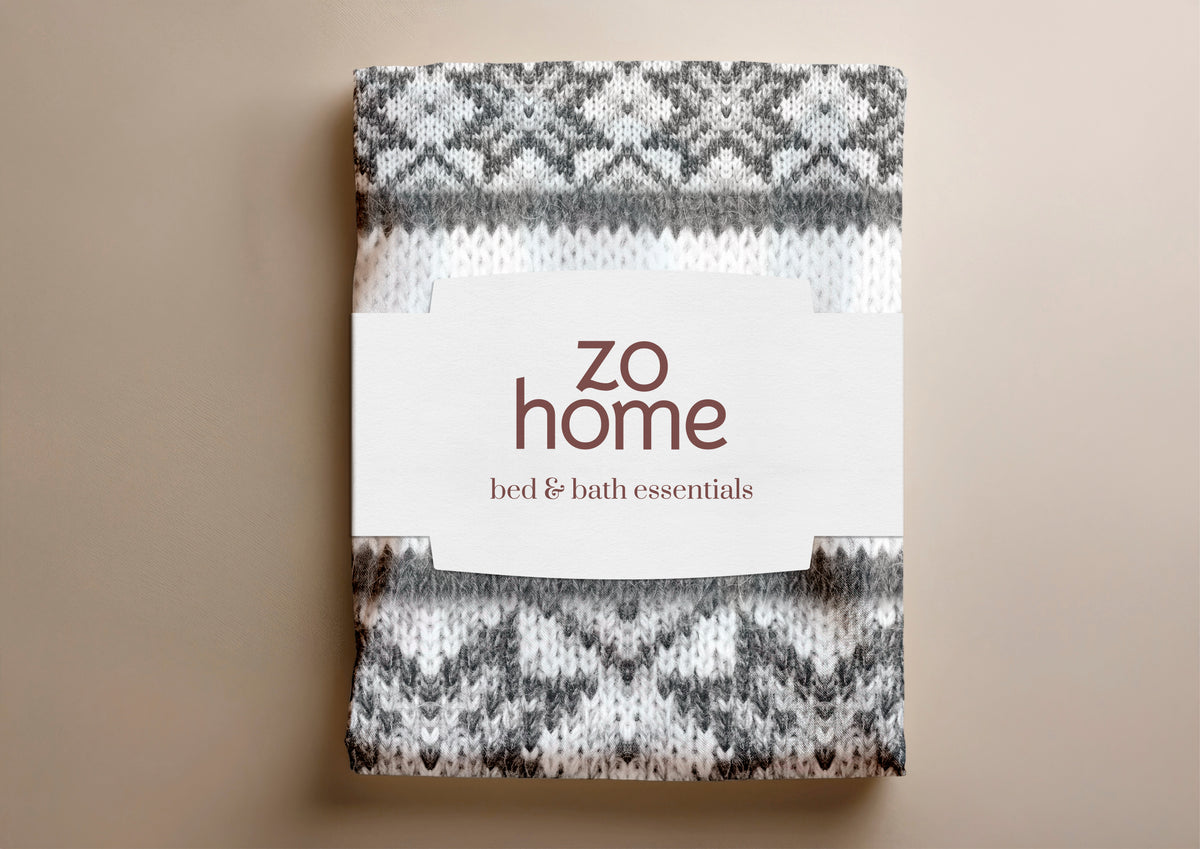 Zohome - Housse De Couette - Anika - Grey