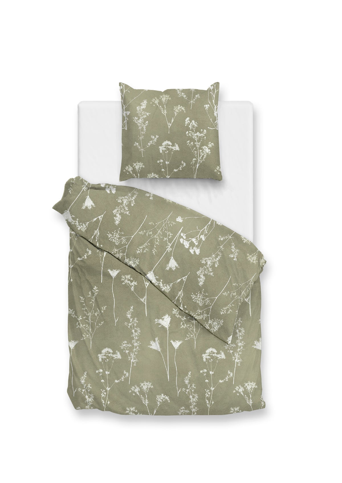 Zohome - Housse De Couette - Yarrow - Green