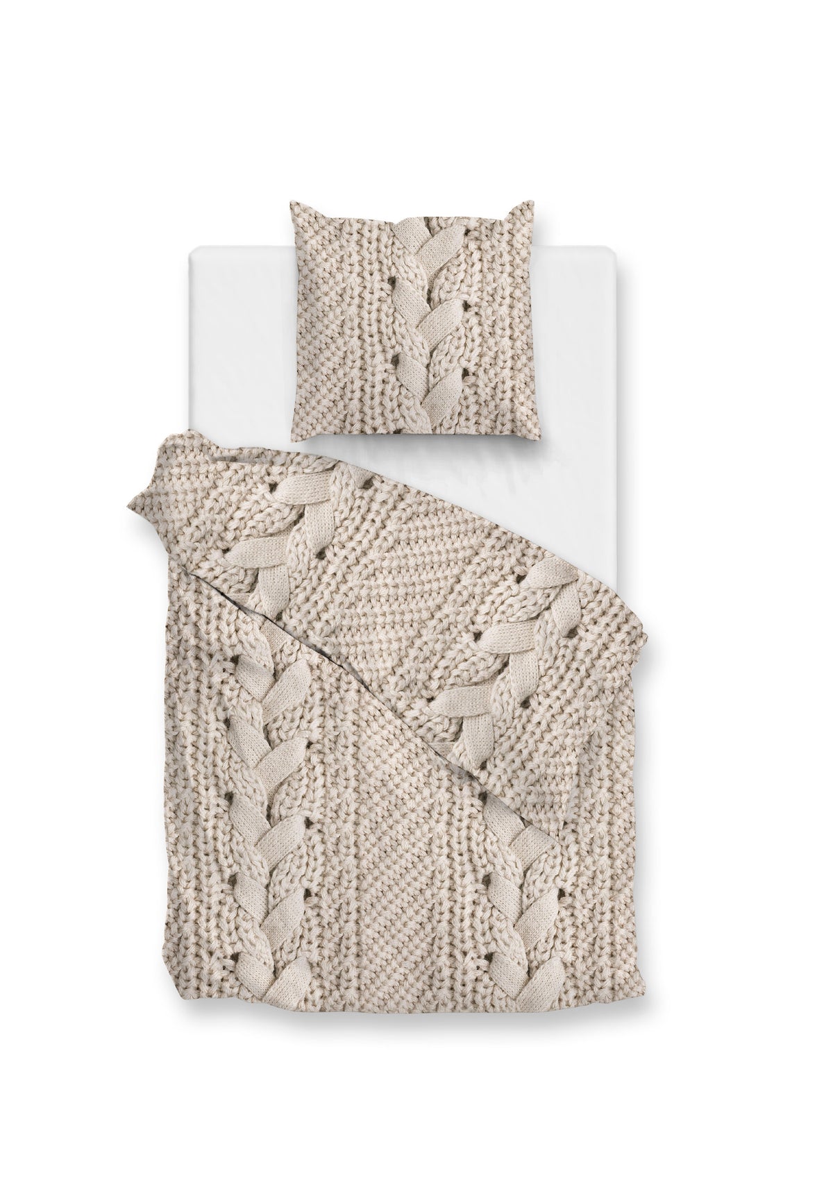 Zohome - Housse De Couette - Mira - Natural
