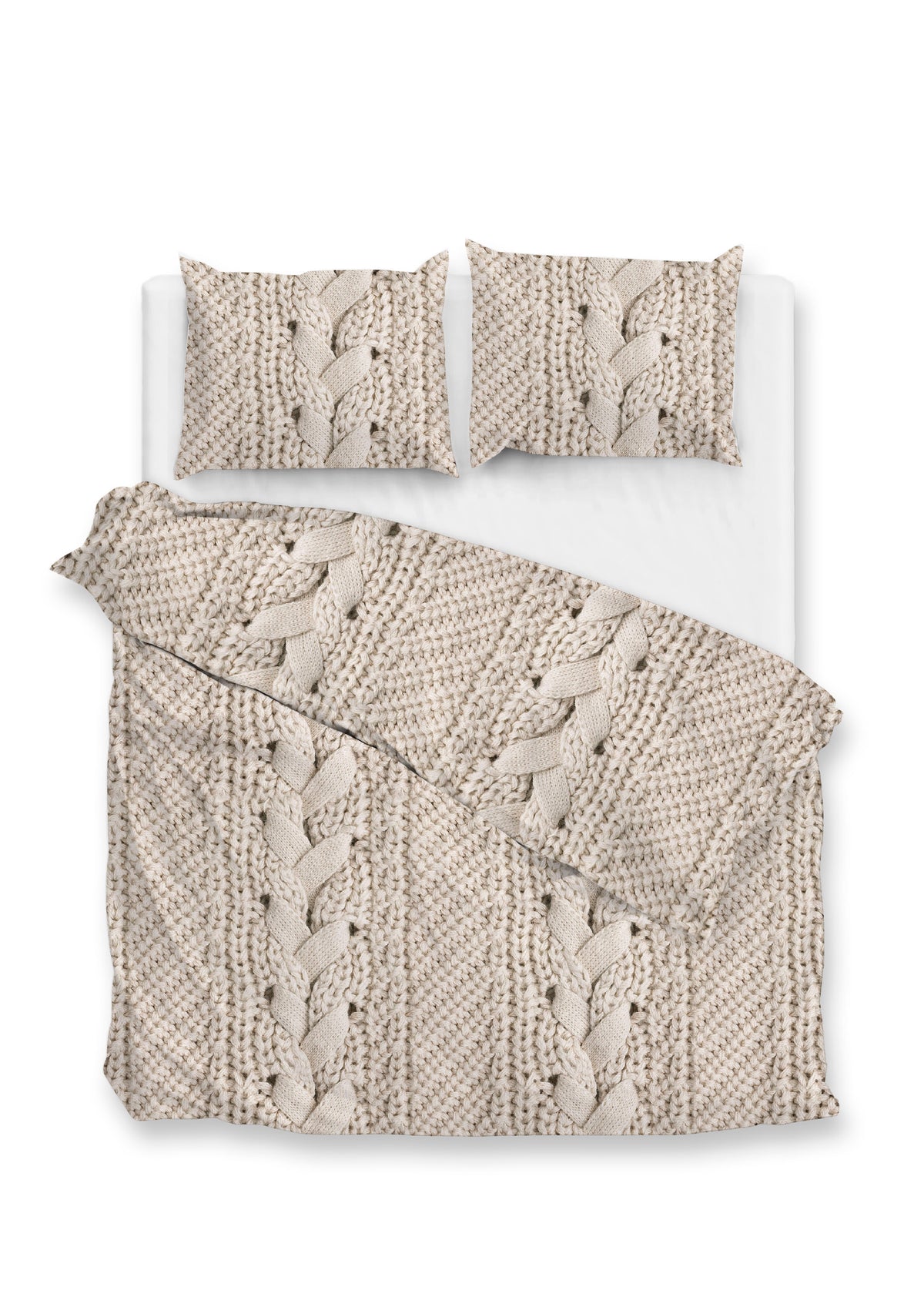 Zohome - Housse De Couette - Mira - Natural