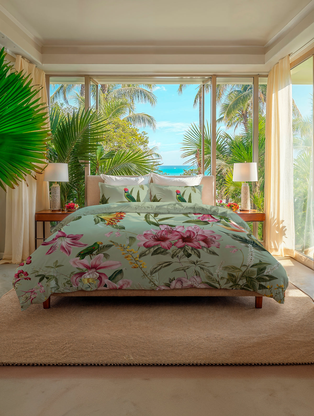 Heckettlane - Housse De Couette - Maribel - Reseda Green