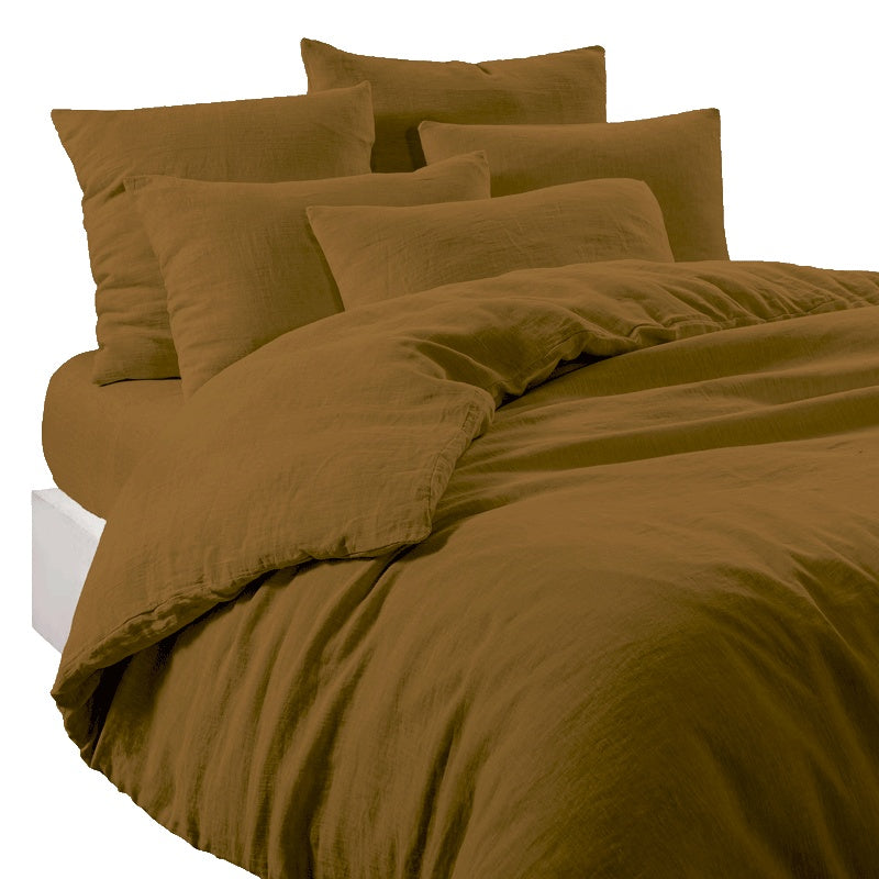 Housse De Couette &amp; Taie Oreiller - Limy - Gold