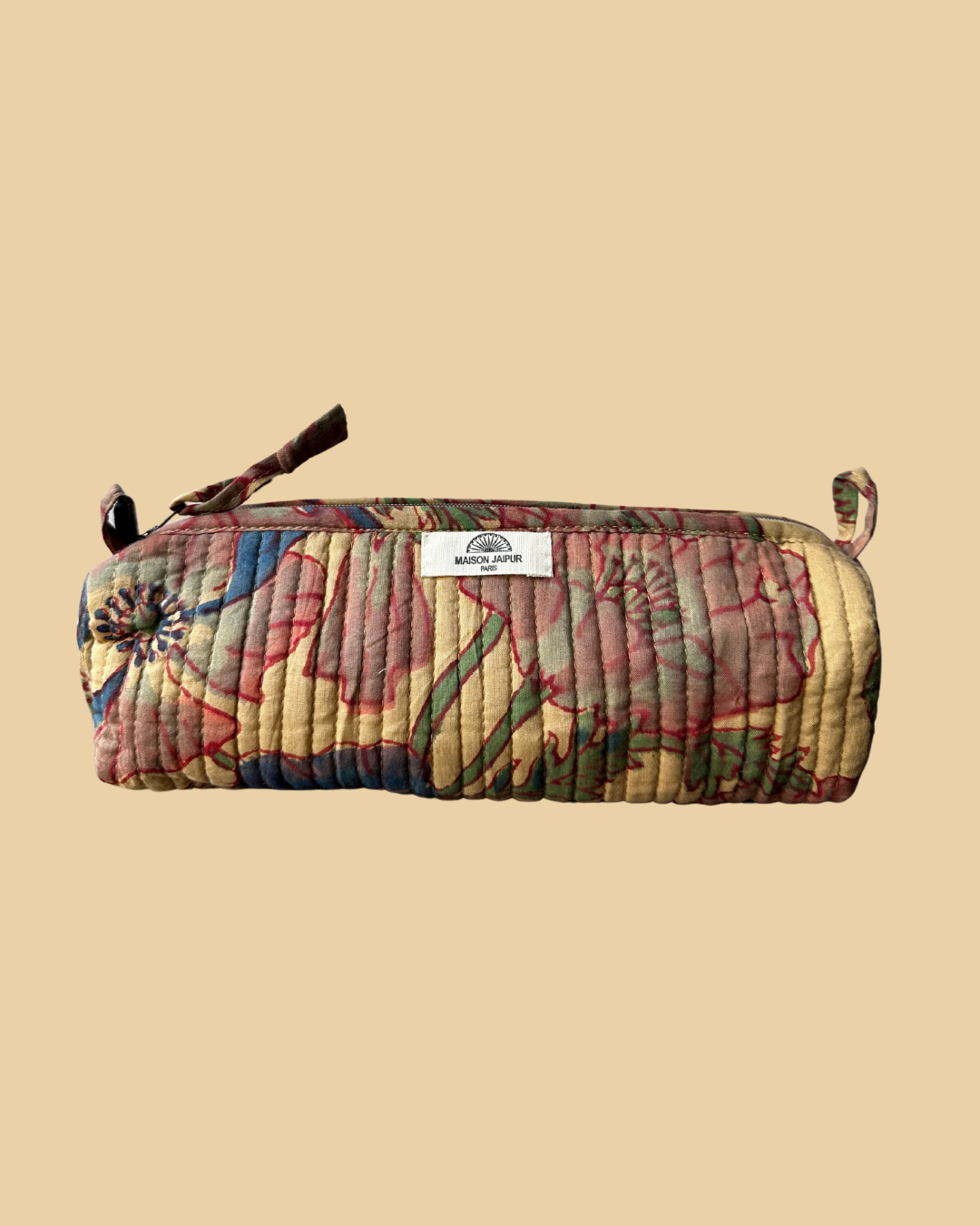 Trousse Indore Beige en voile de coton