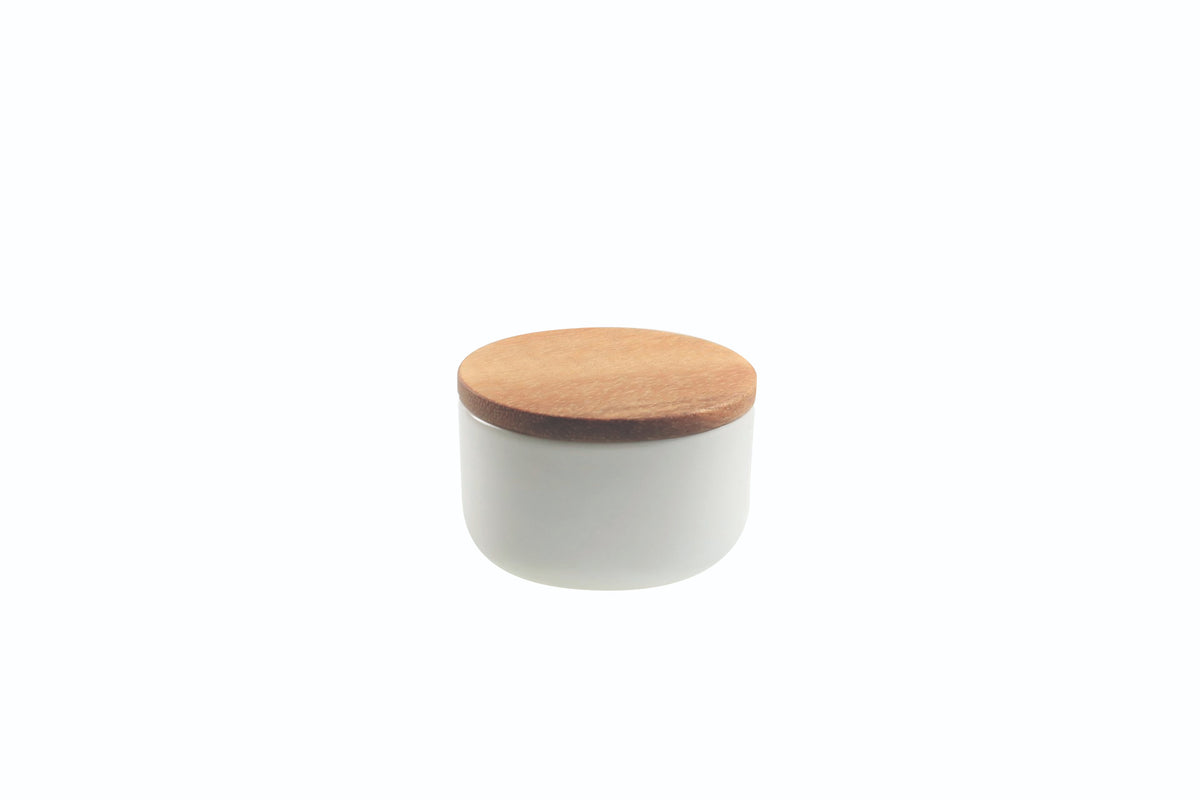 Brampton Stoneware Extra Small Canister, White