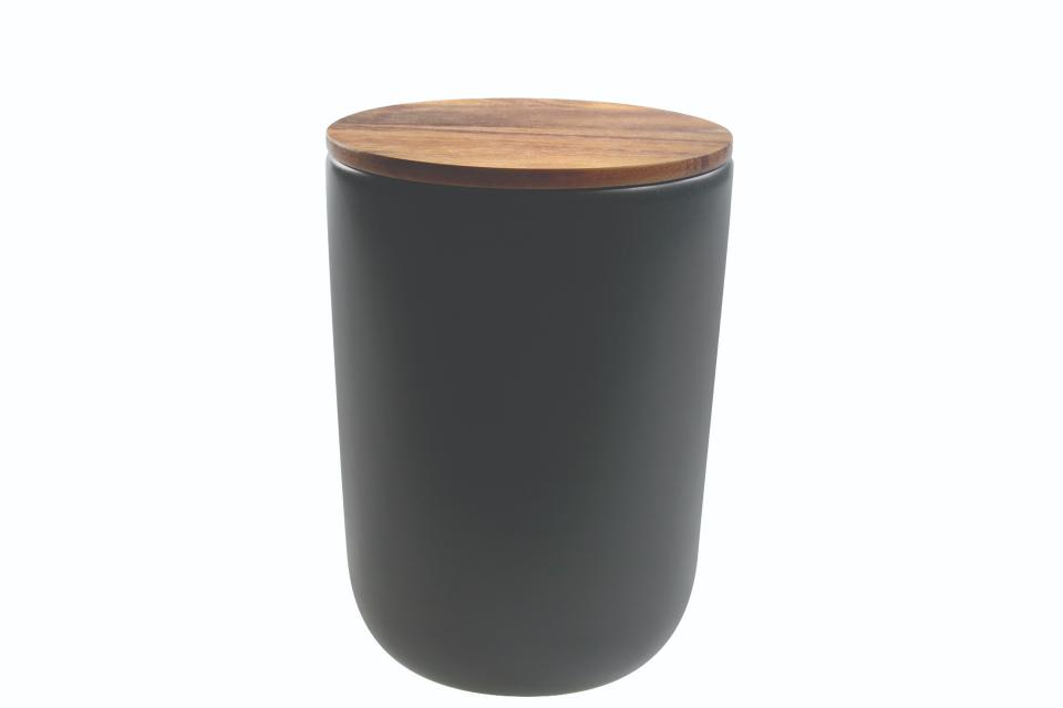 Brampton Stoneware Extra Large Canister, Black