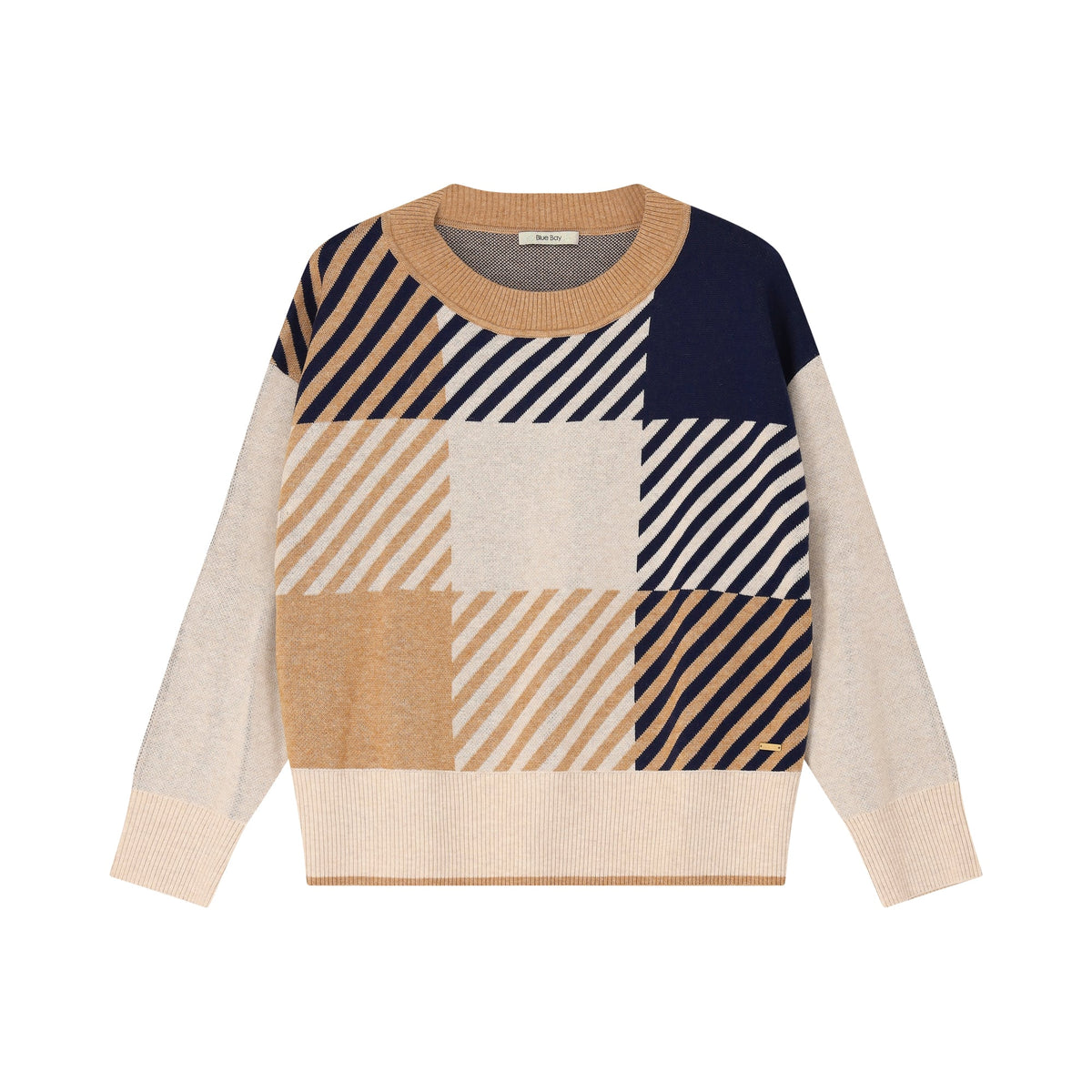Pull - Chloe Multi Blue/Camel