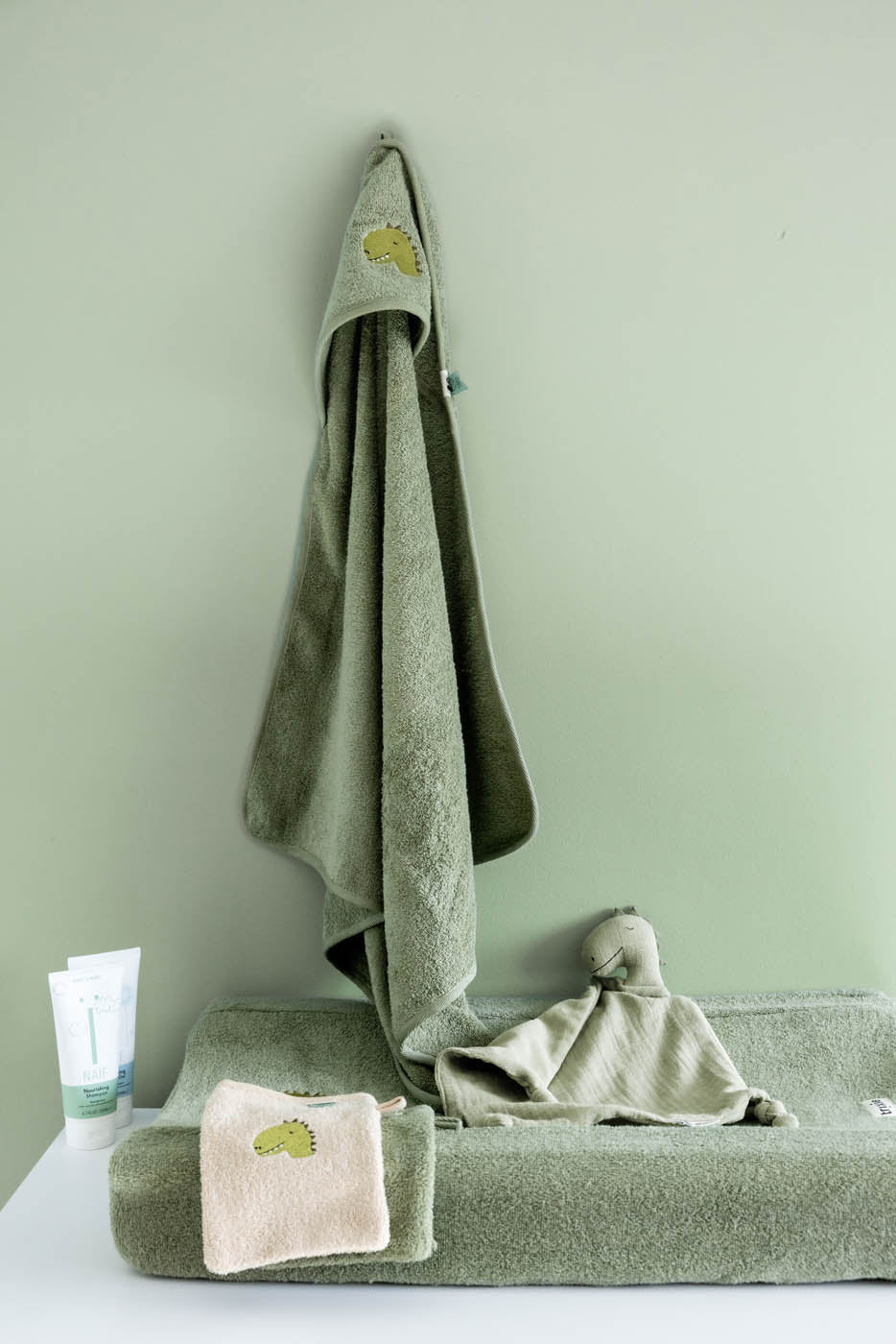 Gants de toilette 2-pack - Aura Dino