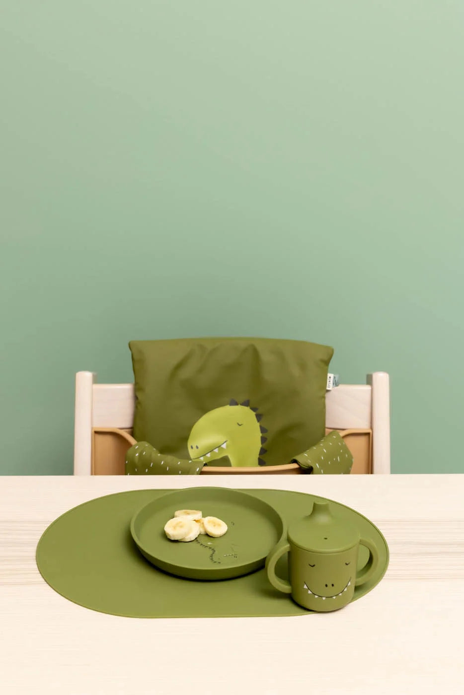 Assiette silicone - Mr. Dino
