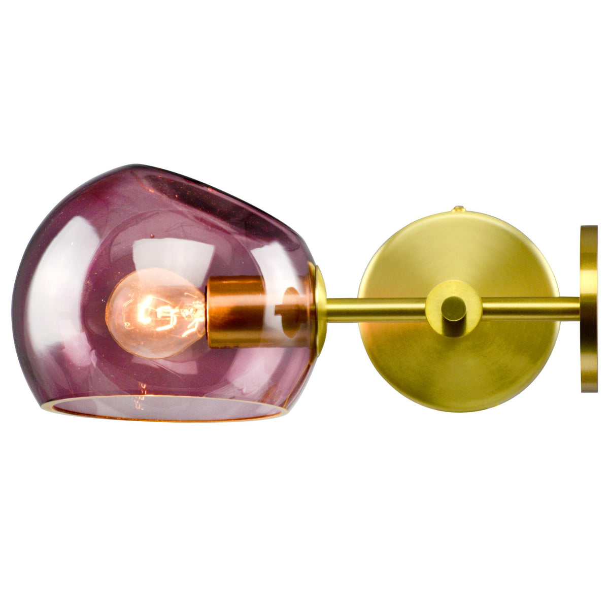 Olga Applique - Violet Avec
Contour Doré