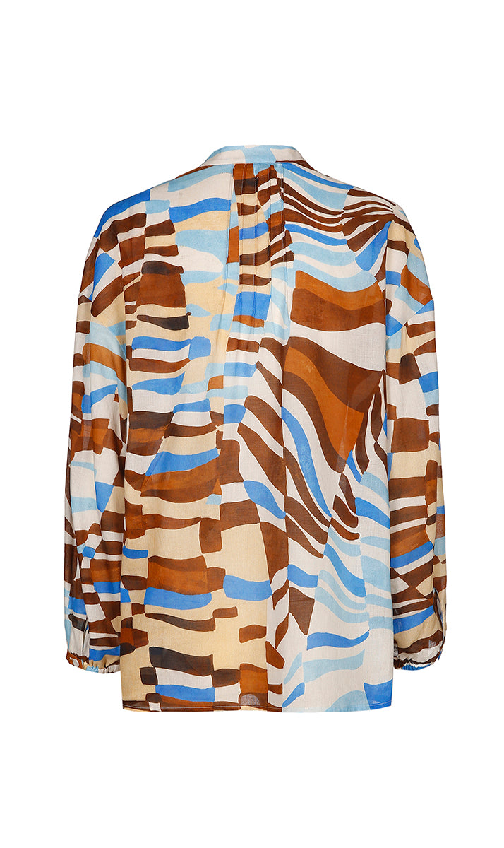 Hermines - Blouse - Miami Blue - W