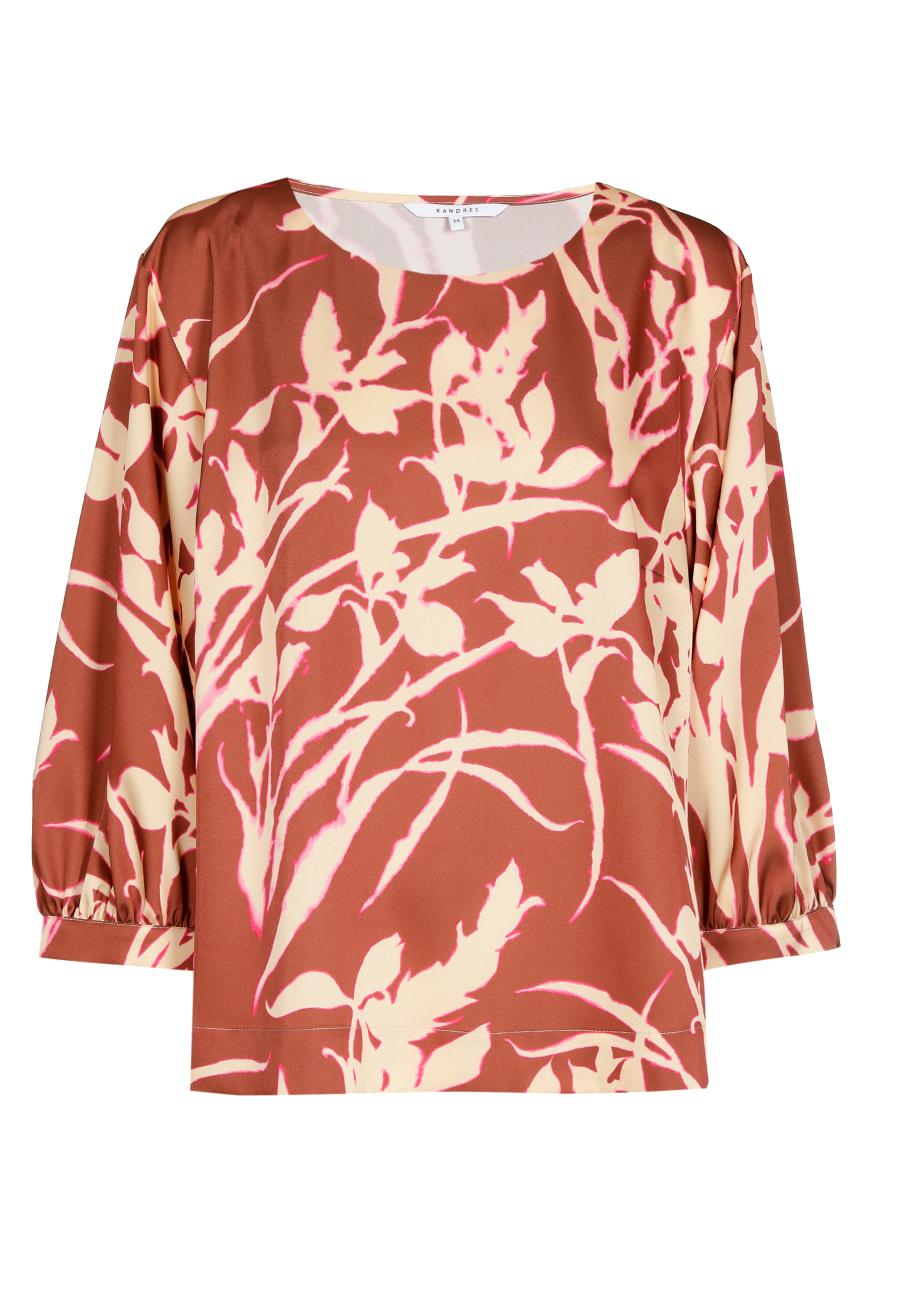 Blouse - Hollos - Dark Sienn