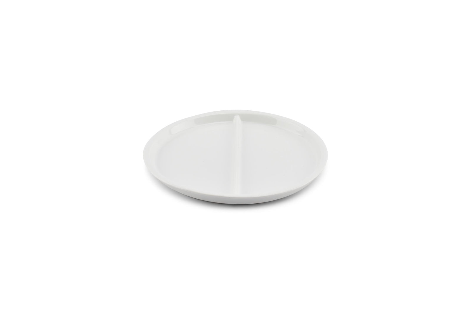 S&P - Assiette divisée 22,5cm 2 parties blanc Care - 1 SET - 6 pièces
