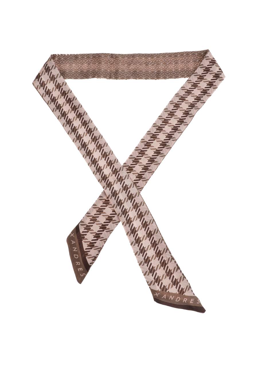 Écharpe - Scarf Wrappy Silk - Deep Taupe