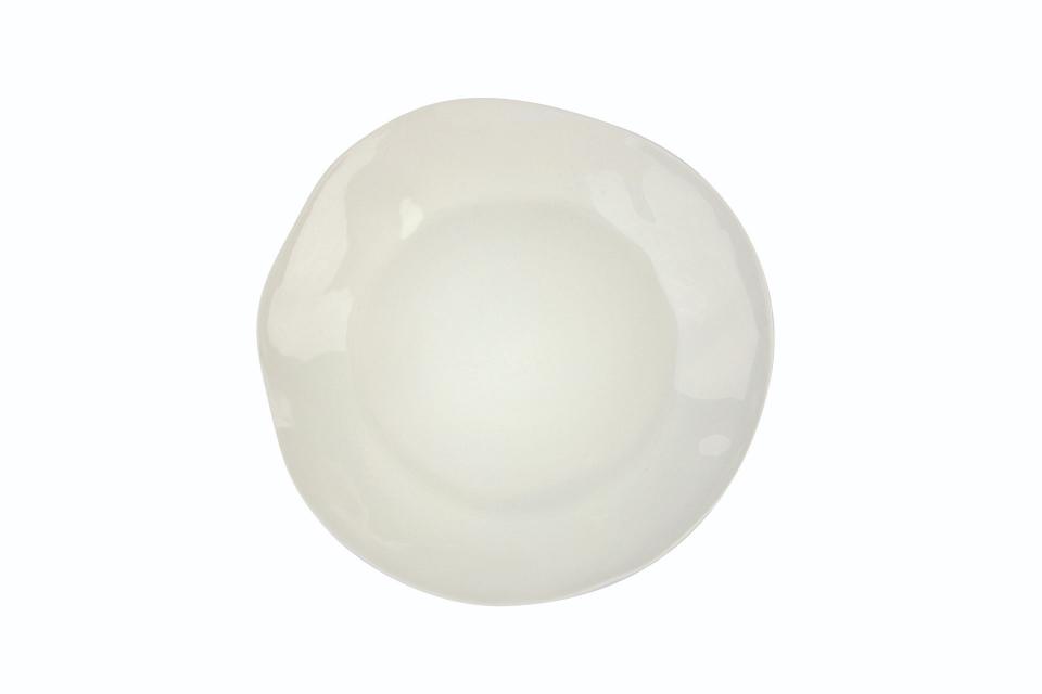 Tam Stoneware Gia Dinner Plate, Pearl - SET OF 4 PCS