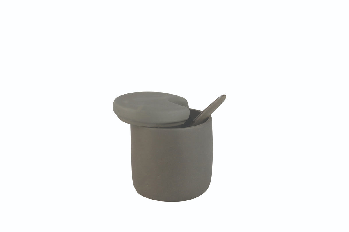 Tam Stoneware Sugar Cellar, Slate