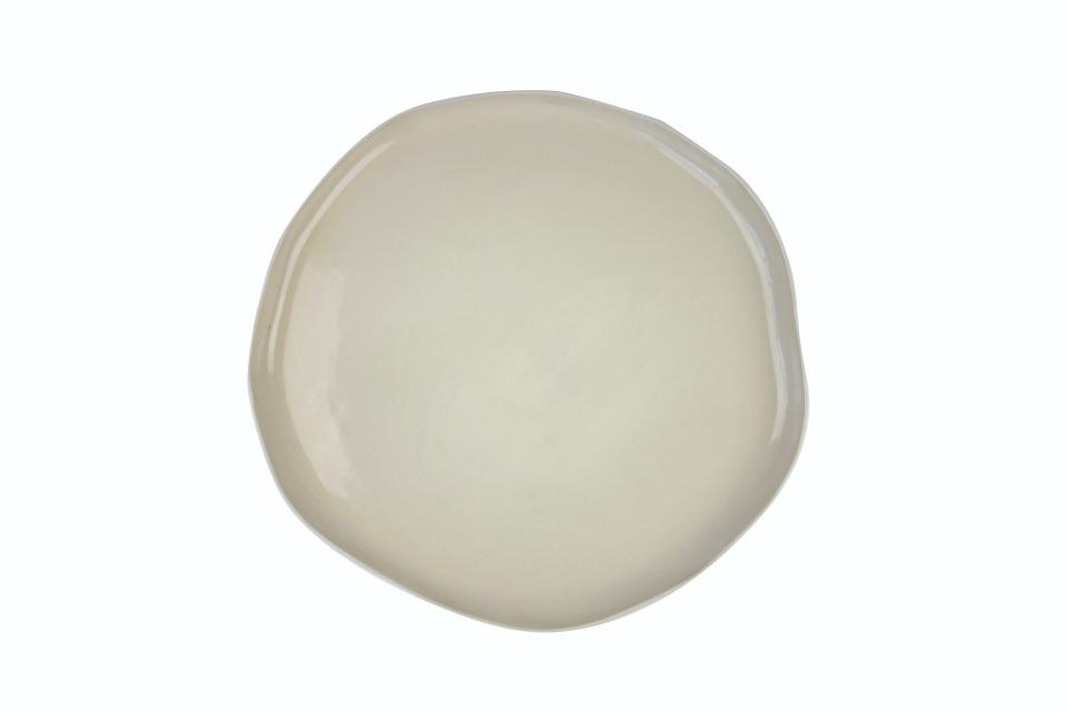 Tam Stoneware Ida Dinner Plate, Sterling - SET OF 8 PCS