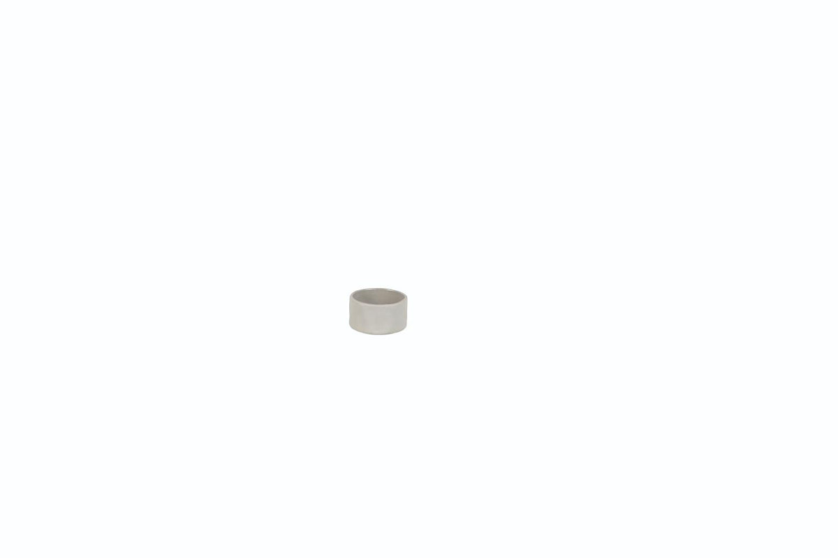 Tam Stoneware Napkin Ring, Sterling - SET OF 12 PCS