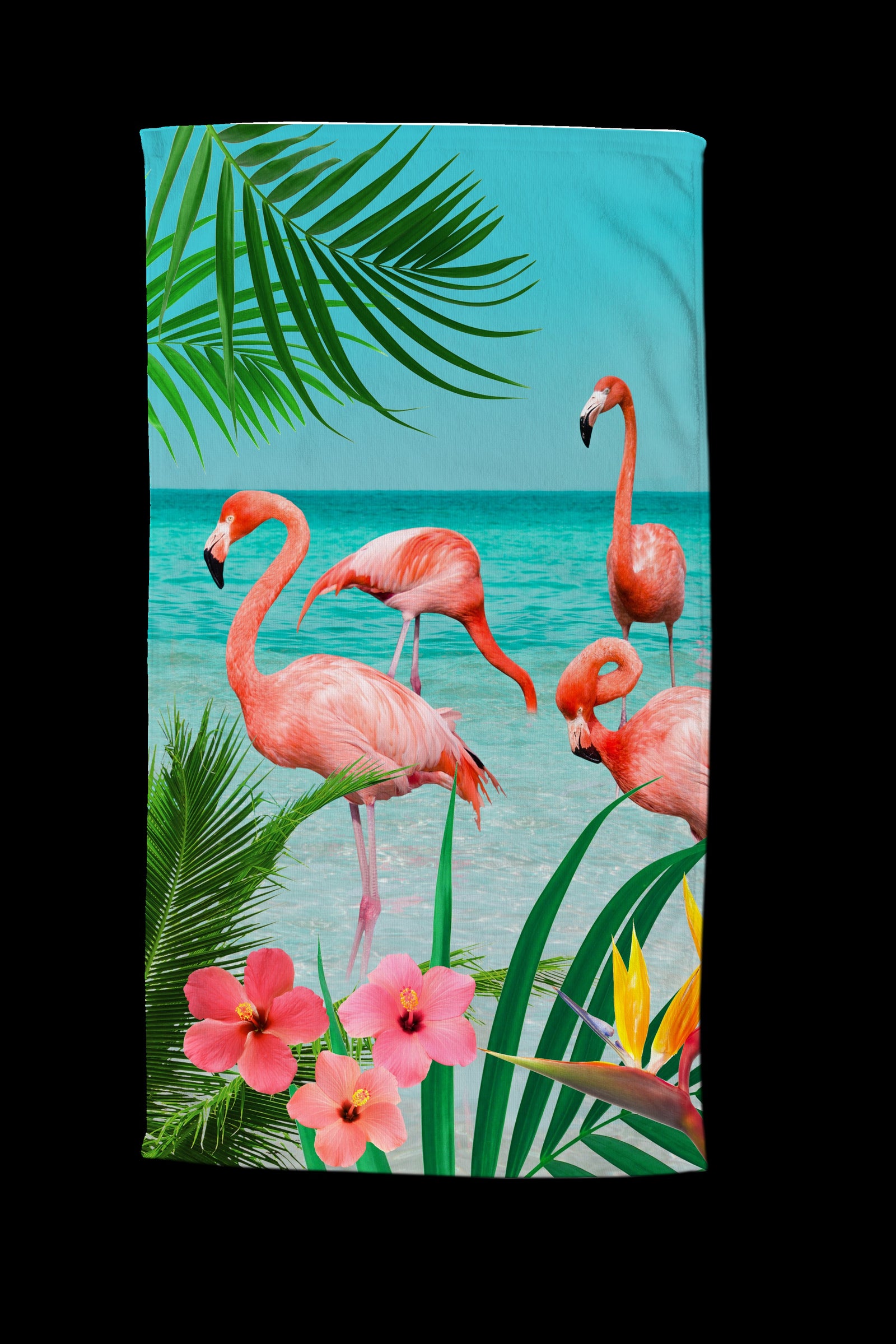 Good Morning - Drap de plage - Flamingo - Multi