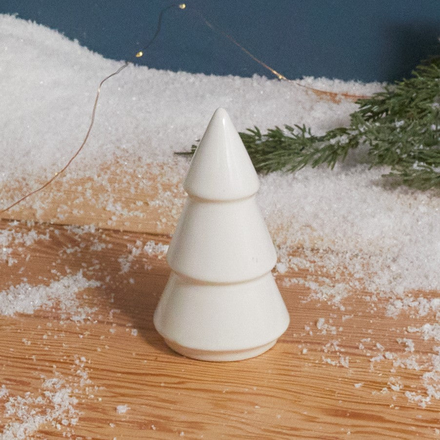 Sapin étoilé en grès, 4.5"