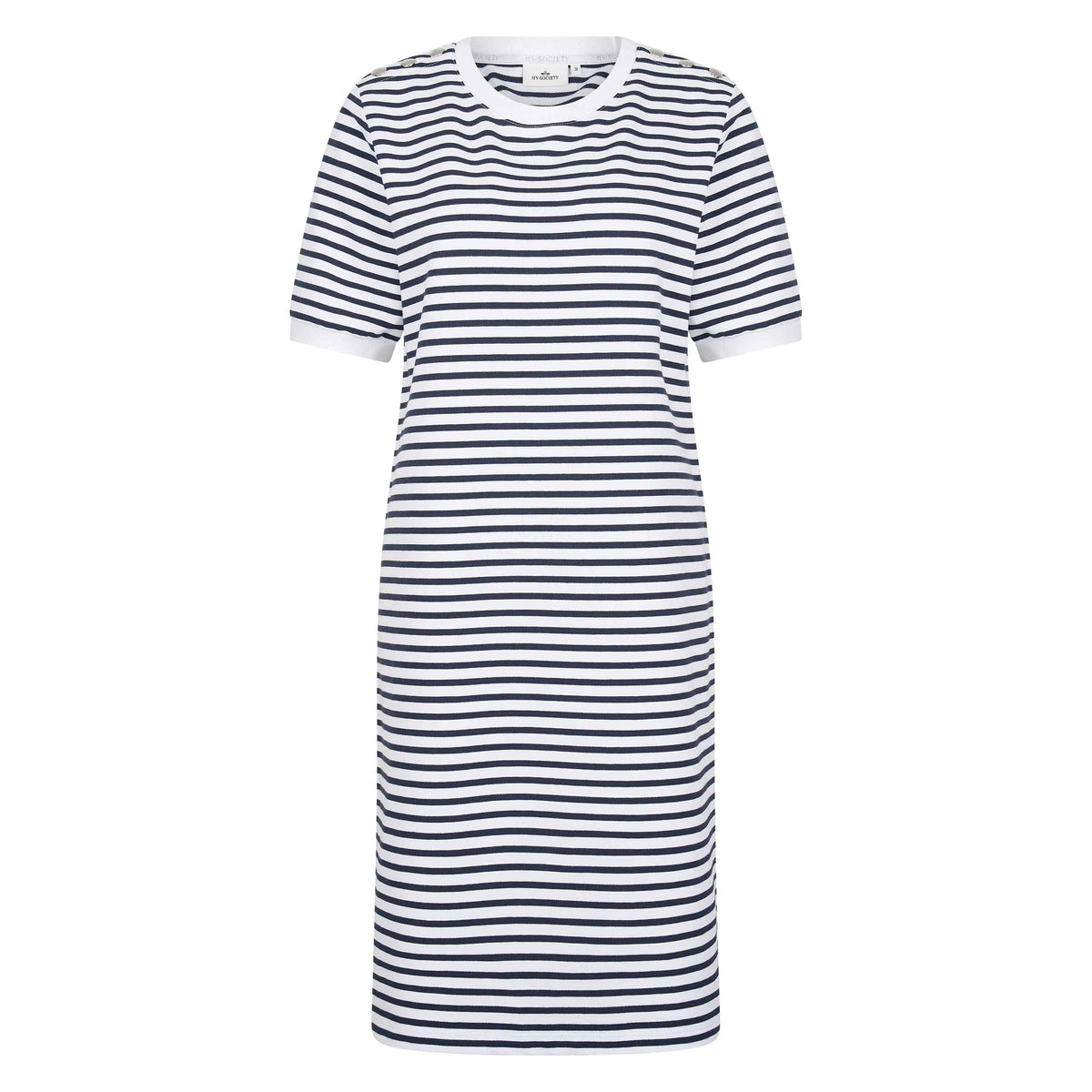 0402103508 - Dress HVSCandice  - 5580 - Navy-White - 38