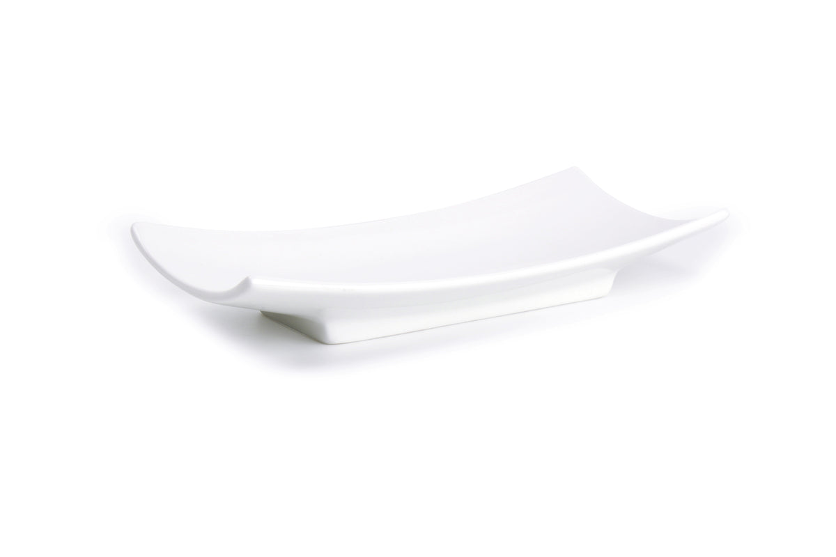 S&P - Plat à servir 20x8cm blanc Appetite - 1 SET - 12 pièces