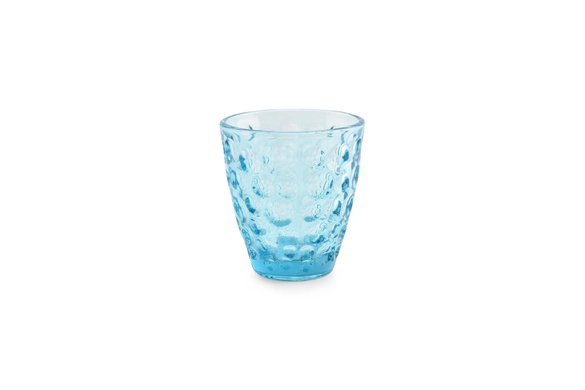 ONA - Verre 22cl bleu Bubble - set/4