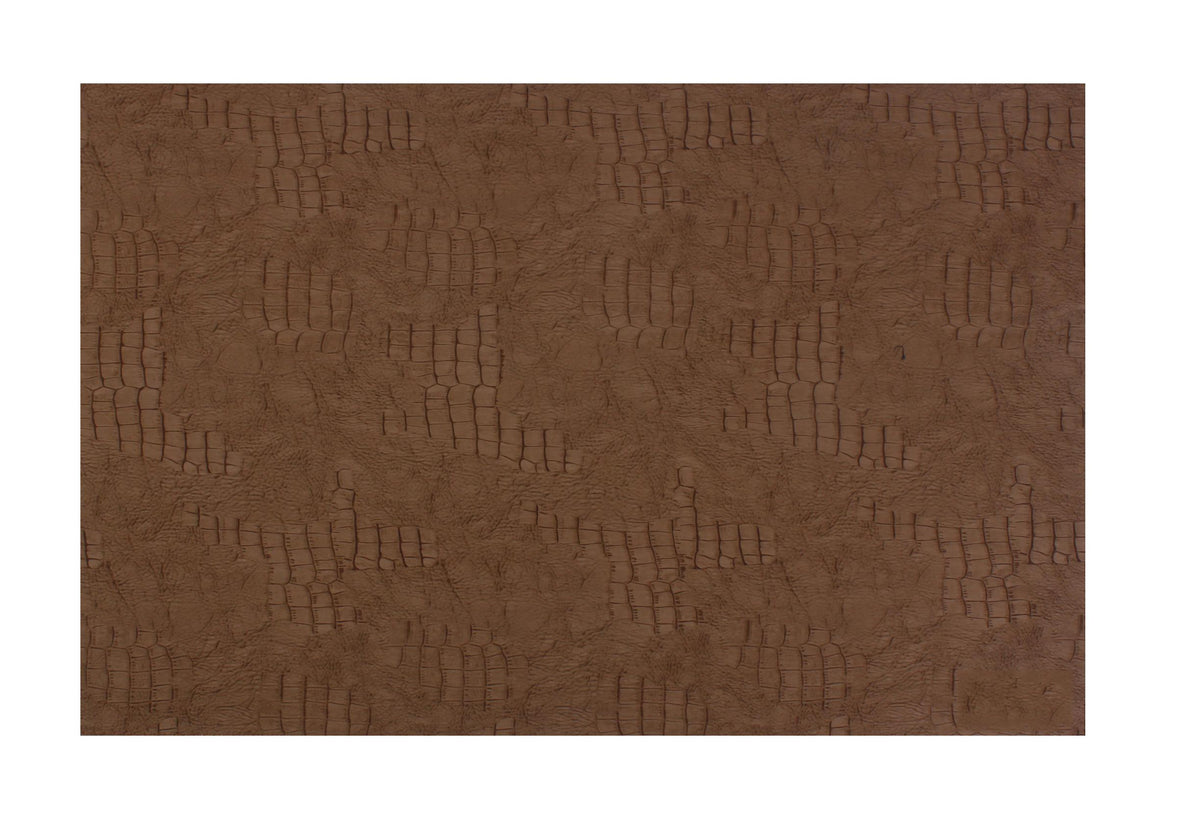 S&P - Set de table 45x30cm aspect cuir brun Layer - 1 SET - 12 pièces