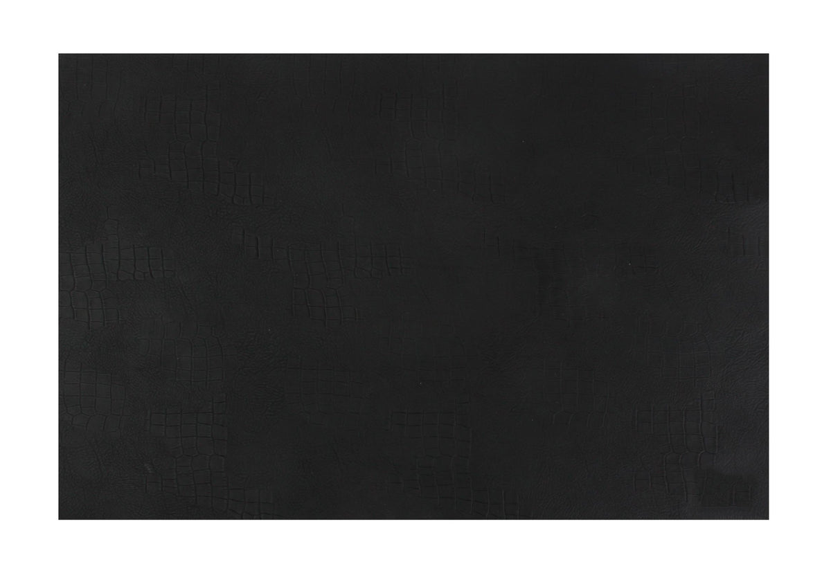 S&P - Set de table 45x30cm aspect cuir noir Layer - 1 SET - 12 pièces
