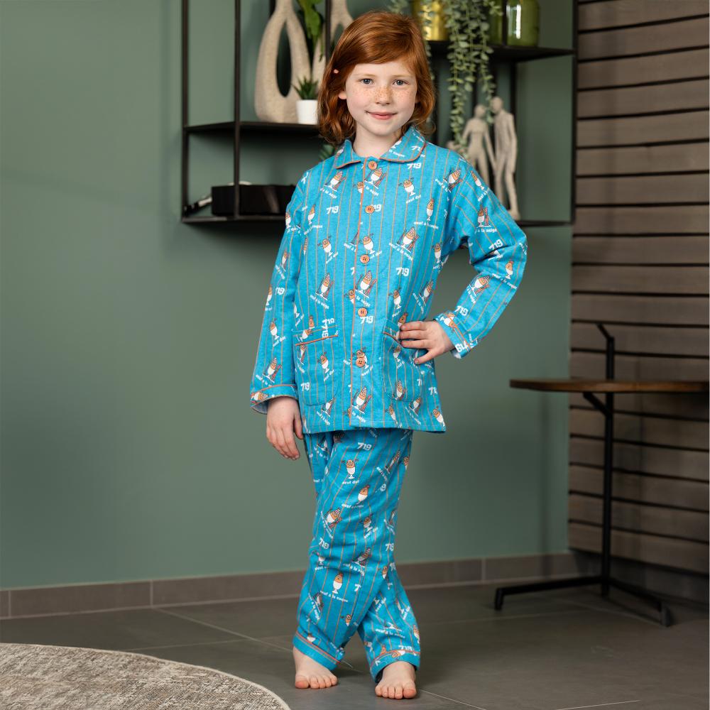 Pyjama flannelle - Kid - Bleu