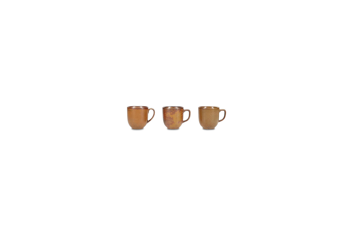 S&P - Ovio Tasse à moka 9cl marron foncé Ovio - 1 SET - 12 pièces