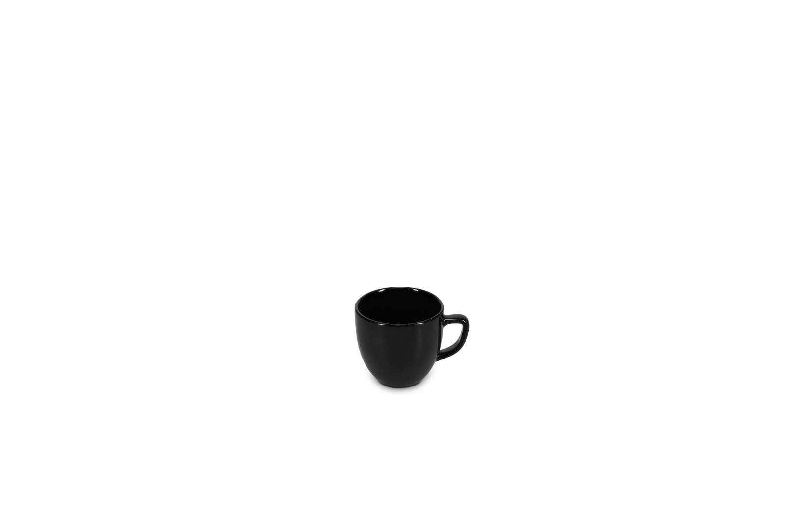 S&P - Ovio Black Tasse 20cl noir Ovio - 1 SET - 12 pièces