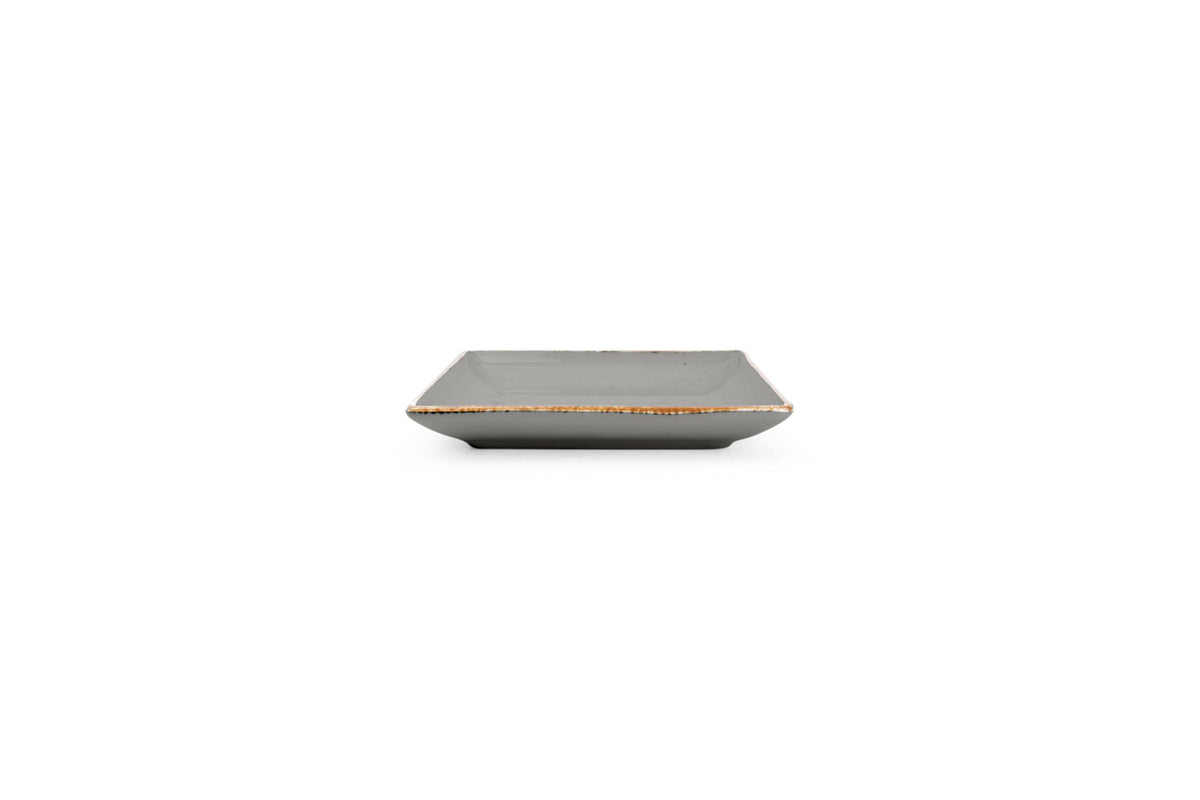 S&P - Collect Assiette plate 11x11cm gris Collect - 1 SET - 6 pièces