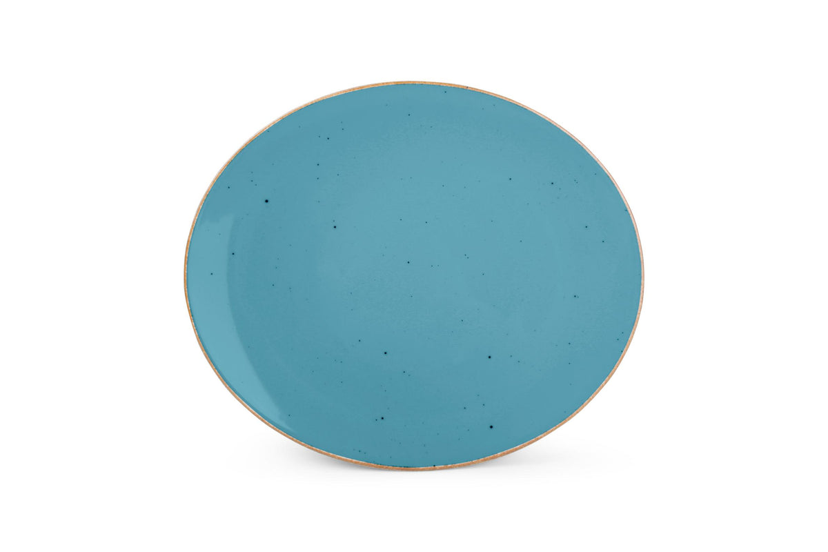 S&P - Collect Assiette plate 30,5x26cm bleu Collect - 1 SET - 6 pièces