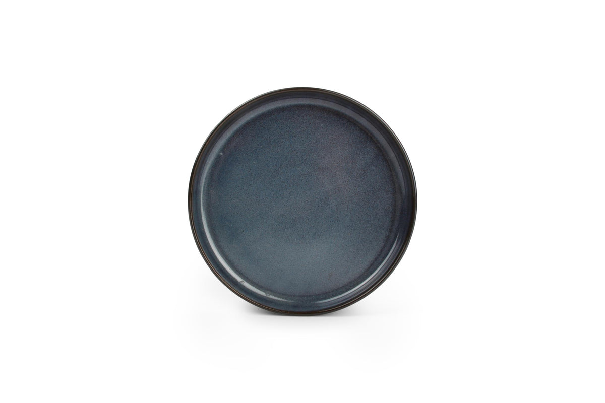 S&P - Pila Blue Assiette plate 17cm bleu foncé Pila - 1 SET - 3 pièces
