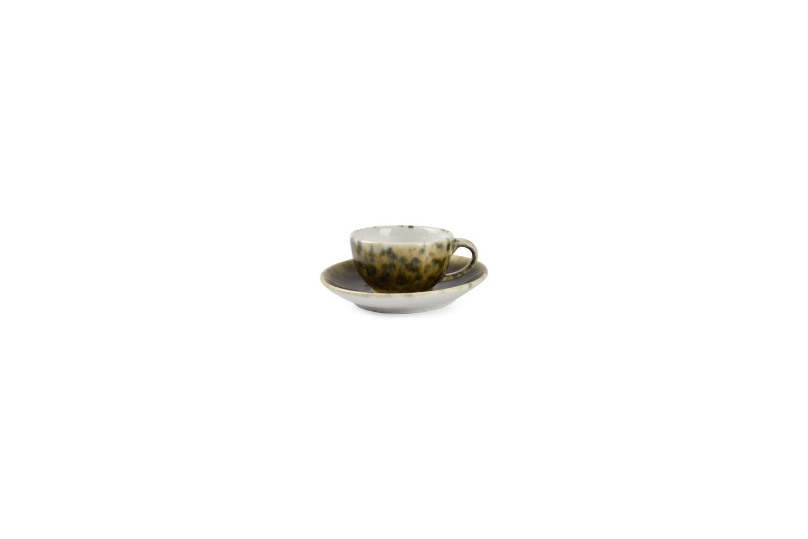 S&P - Resto Green-Brown Tasse à moka 7cl vertbrun Resto - 1 SET - 6 pièces