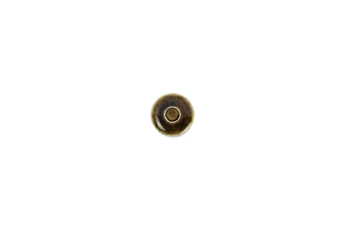 S&P - Resto Green-Brown Soucoupe à moka 11,5cm vertbrun Resto - 1 SET - 6 pièces