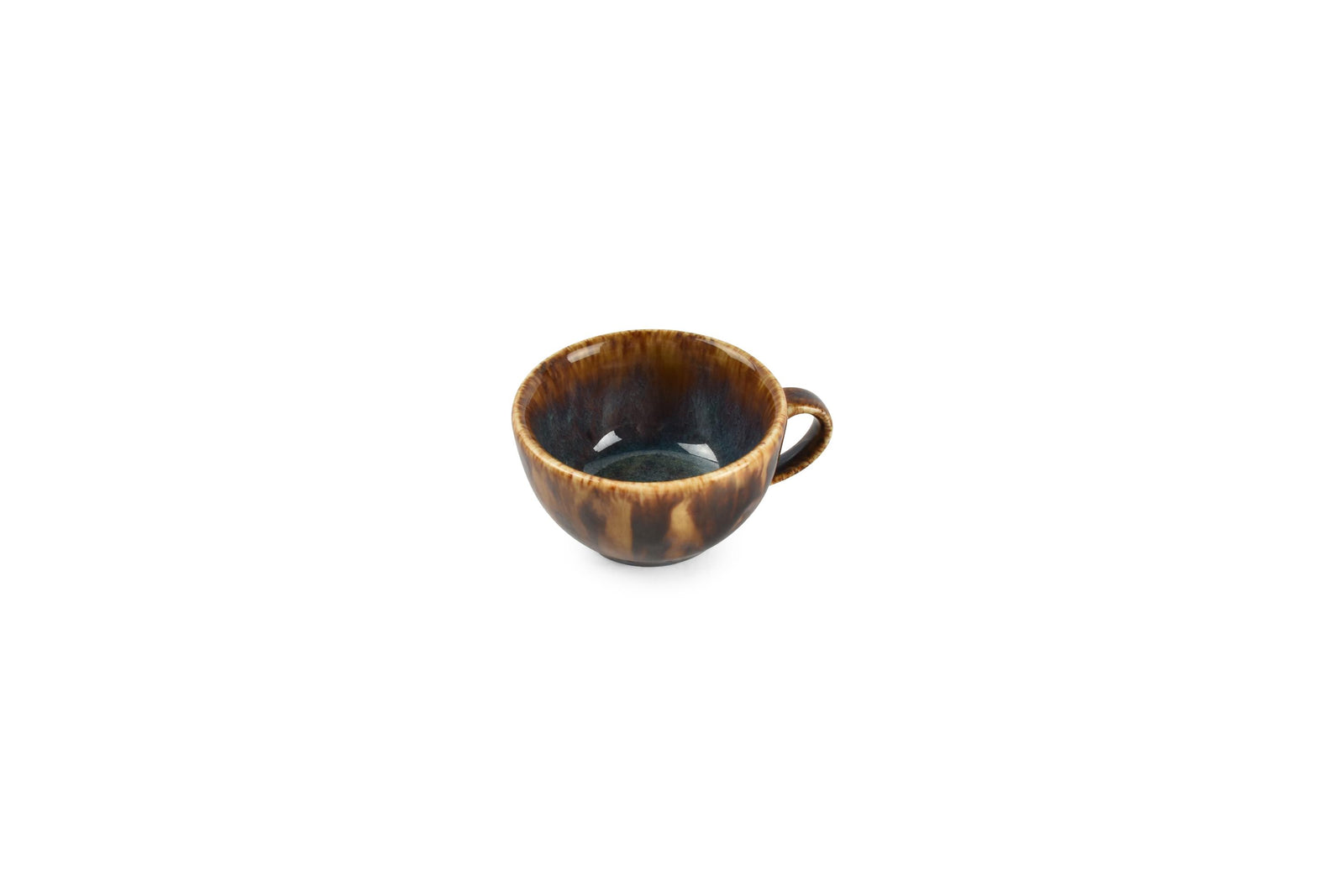 S&P - Resto Brown-Blue Tasse à moka 7cl brun/bleu Resto - 1 SET - 6 pièces