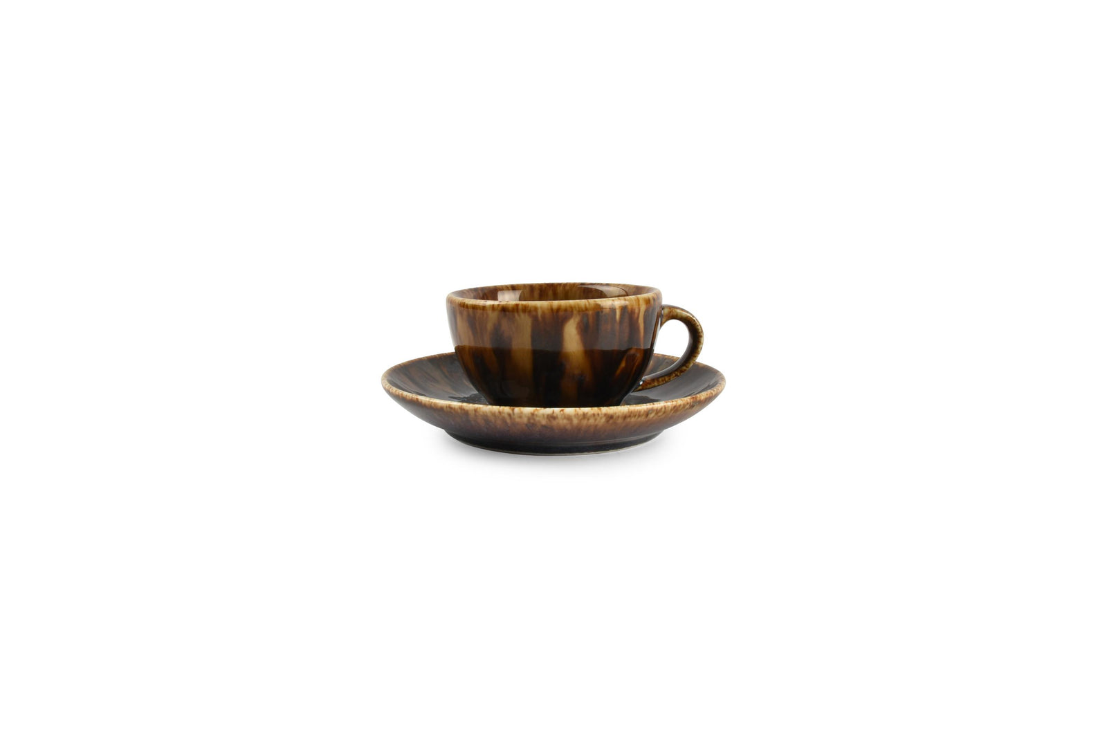 S&P - Resto Brown-Blue Tasse à moka 7cl brun/bleu Resto - 1 SET - 6 pièces
