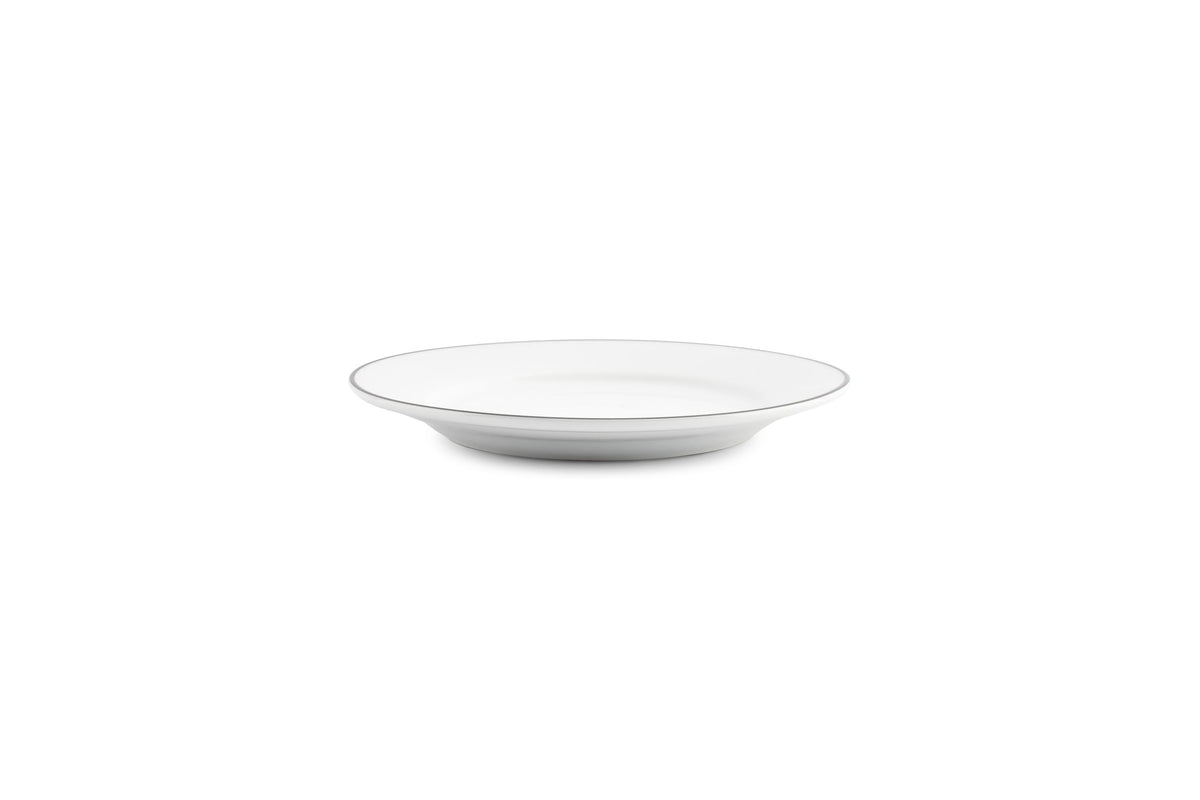 S&P - Bistro Black Rim Assiette plate 19,5cm black rim Bistro - 1 SET - 6 pièces